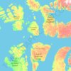Carte topographique Nunavut Land Claims Agreement - Resolute Bay Inuit Owned Land, altitude, relief