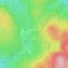 Carte topographique Big OK Lake (Island Lake) Recreation Site, altitude, relief