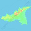 Carte topographique Agattu Island, altitude, relief