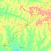 Carte topographique Honorópolis, altitude, relief