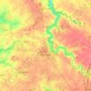 Carte topographique Les Lucs-sur-Boulogne, altitude, relief