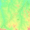 Carte topographique Buritis, altitude, relief