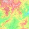 Carte topographique Çubuk, altitude, relief