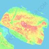 Carte topographique Ayon Island, altitude, relief