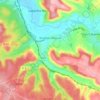 Carte topographique Vindrac-Alayrac, altitude, relief