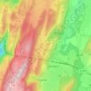 Carte topographique Mornay, altitude, relief