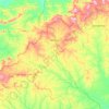 Carte topographique Afrânio, altitude, relief