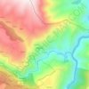 Carte topographique Navea, altitude, relief