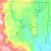Carte topographique North Granby, altitude, relief