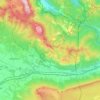 Carte topographique Aspárrena, altitude, relief