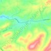 Carte topographique Plum Creek, altitude, relief