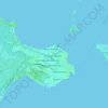 Carte topographique Belize, altitude, relief