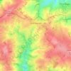 Carte topographique Saint-Marien, altitude, relief