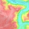Carte topographique Voulangis, altitude, relief