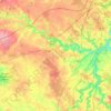 Carte topographique 86600, altitude, relief