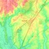 Carte topographique Butner, altitude, relief