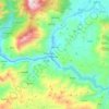 Carte topographique Fierzë, altitude, relief