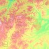 Carte topographique Өмнөдэлгэр ᠡᠮᠦᠨᠡᠳᠡᠯᠭᠡᠷ, altitude, relief