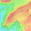 Carte topographique Clucy, altitude, relief