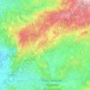 Carte topographique 84220, altitude, relief