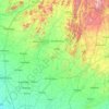 Carte topographique Sabarkantha, altitude, relief