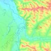 Carte topographique Belpech, altitude, relief