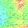 Carte topographique Talkalakh Subistrict, altitude, relief