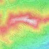 Carte topographique Gaillagos, altitude, relief
