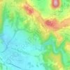 Carte topographique Blavozy, altitude, relief