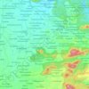 Carte topographique B. Kothakota, altitude, relief