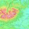Carte topographique Hohe Tatra, altitude, relief