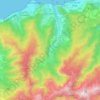 Carte topographique Boa Ventura, altitude, relief