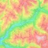 Carte topographique 73210, altitude, relief