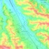 Carte topographique Le Fossat, altitude, relief