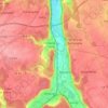 Carte topographique Nassandres sur Risle, altitude, relief