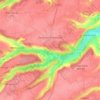 Carte topographique Équennes-Éramecourt, altitude, relief