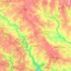 Carte topographique Rives-de-l'Yon, altitude, relief