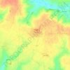 Carte topographique Bernes, altitude, relief