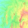 Carte topographique Préfecture de Bassar, altitude, relief