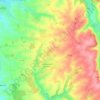 Carte topographique Rembercourt-Sommaisne, altitude, relief