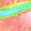 Carte topographique Brunet, altitude, relief