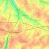 Carte topographique Étaimpuis, altitude, relief