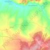 Carte topographique сельское поселение Девлезеркино, altitude, relief