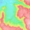 Carte topographique Marcilly-Ogny, altitude, relief