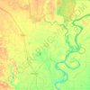 Carte topographique Desha County, altitude, relief