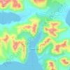Carte topographique King Cove, altitude, relief