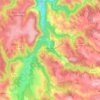 Carte topographique Saint-Victor, altitude, relief