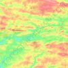 Carte topographique Vallons-de-l'Erdre, altitude, relief