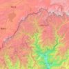 Carte topographique Jigme Dorji National Park, altitude, relief