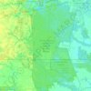 Carte topographique Great Dismal Swamp National Wildlife Refuge, altitude, relief